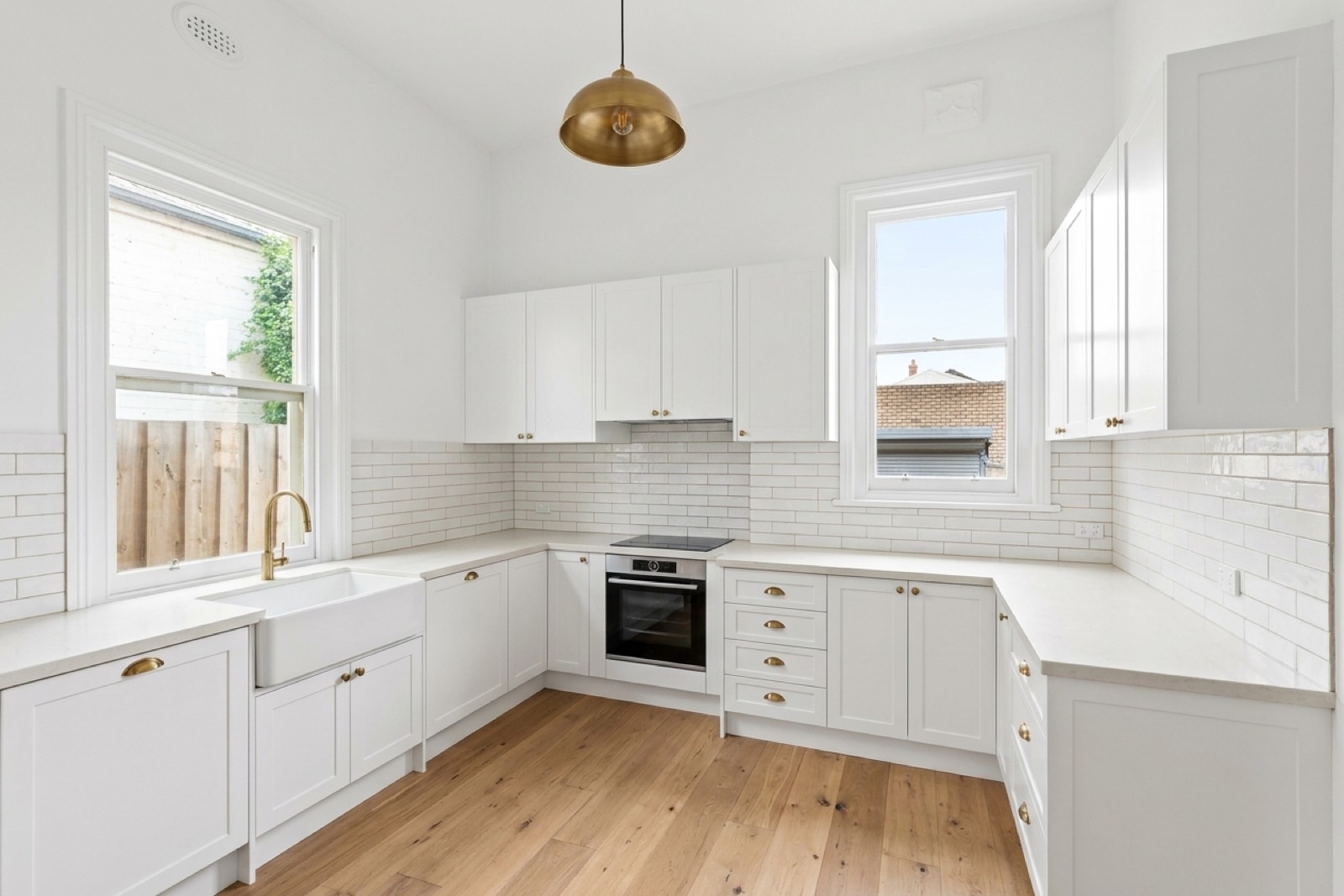 Maribyrnong kitchen rendered from the plans